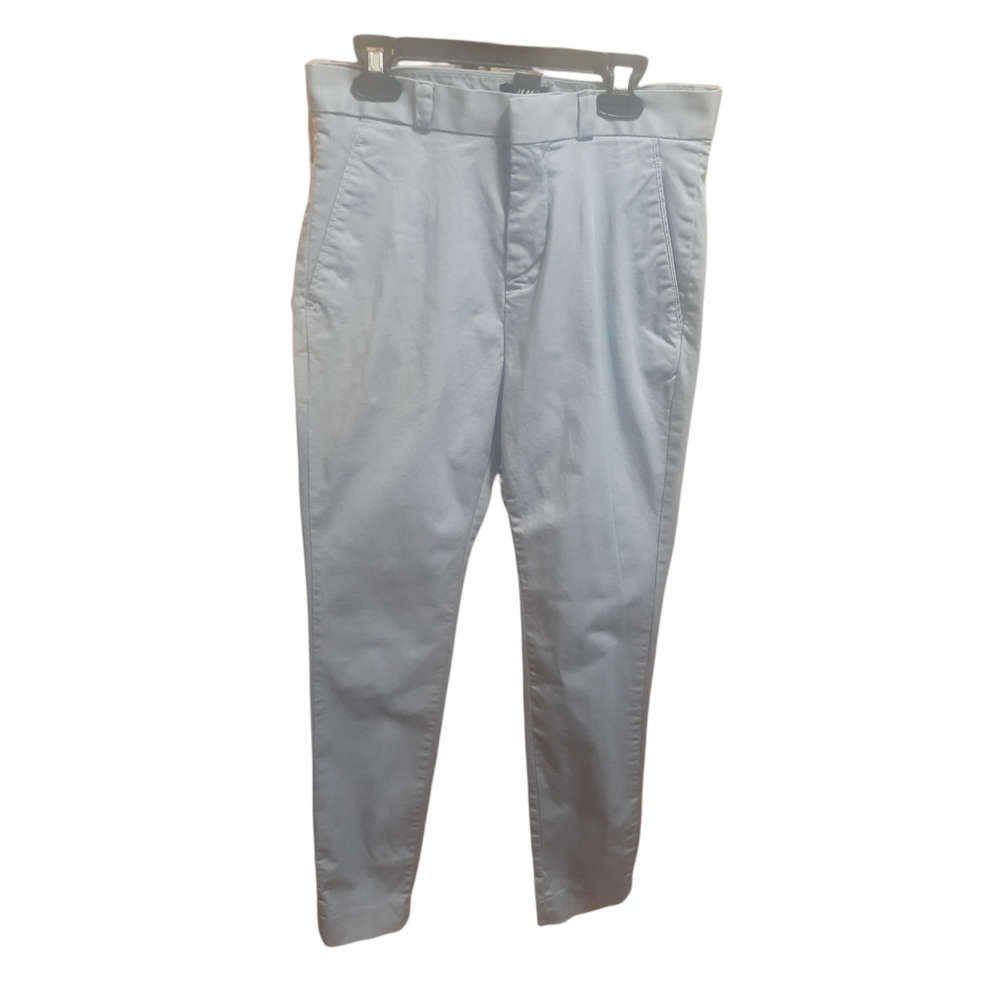 H&M baby blue straight legged trousers gently used size 28